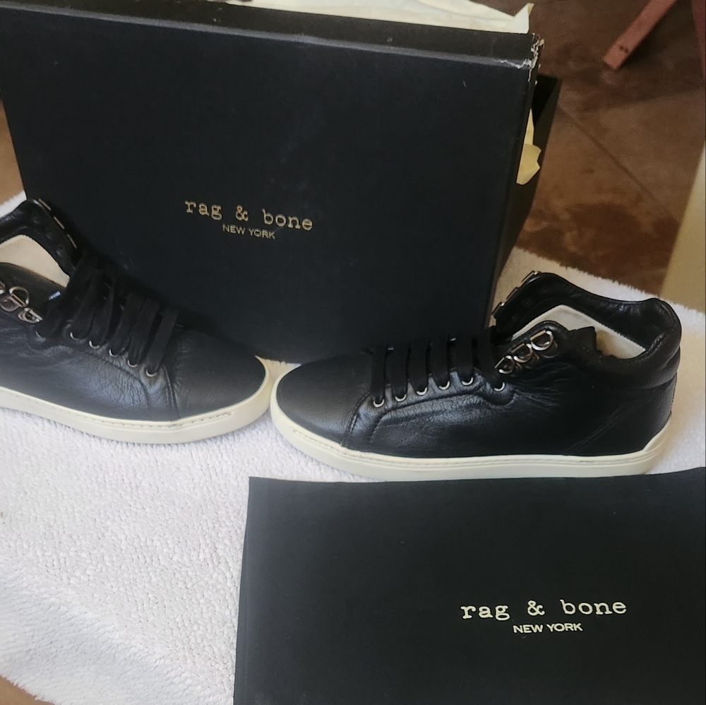 Rag & Bone Kent High Top Black 🖤 EU 36